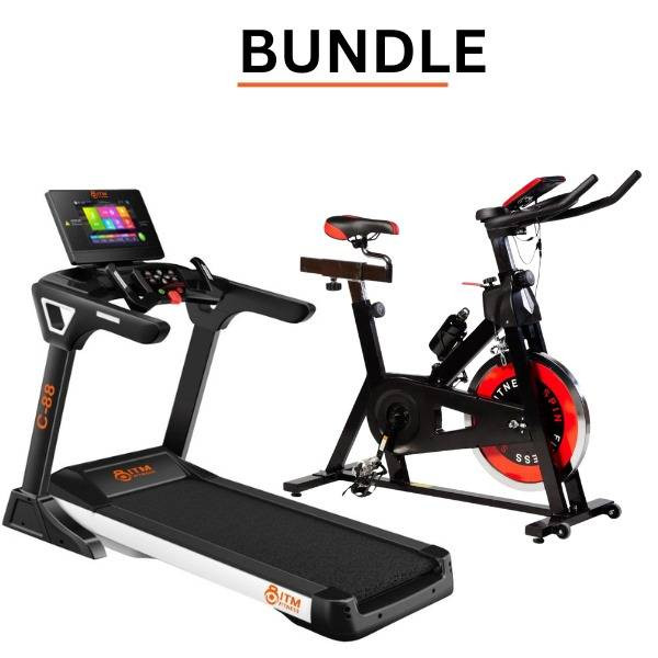 BUNDLE: C-88 Ultra Treadmill + S-5000 Exercise Bike