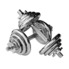 20kg Chromed Dumbbell Set