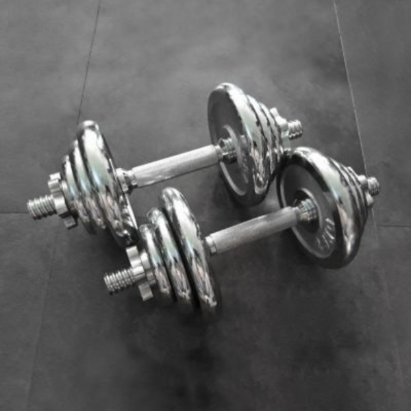 20kg Chromed Dumbbell Set