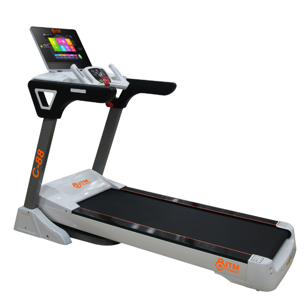 Commercial-SMART-Folding-Treadmill-with-Incline-C-88-Ultra-–-White-Refurbished-Model